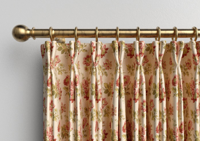 Shabby Chic by Rachel Ashwell Eloise, Vintage Pink - Made to Measure Curtains - Image 10